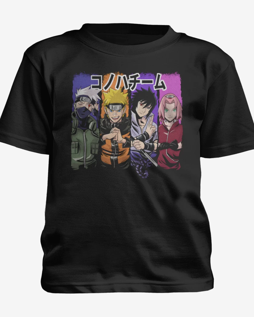 Polera de niño Equipo 7 Shippuden 