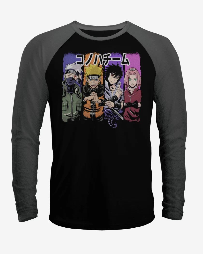 Polera Raglan Equipo 7 Shippuden 