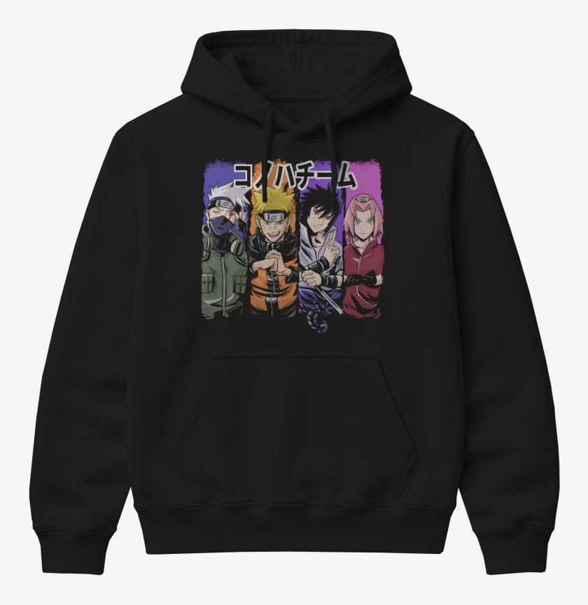 Poleron Canguro básico Equipo 7 Shippuden 