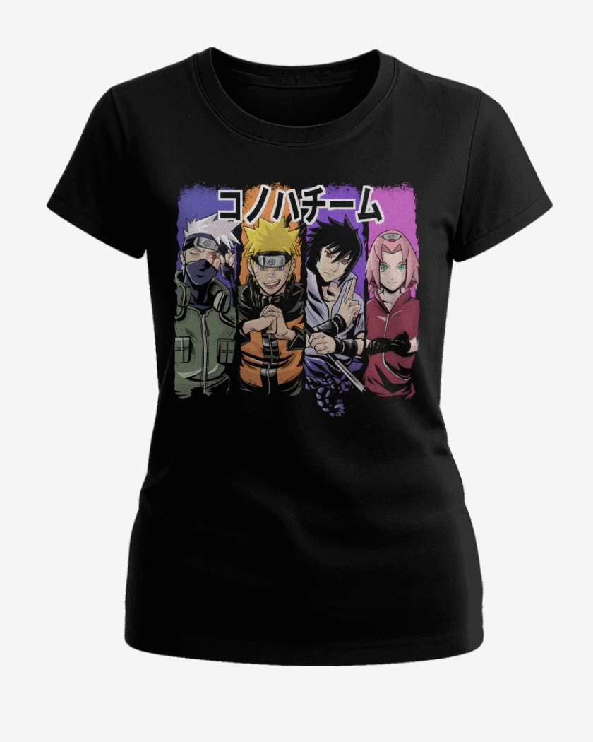 Polera de Mujer Equipo 7 Shippuden 
