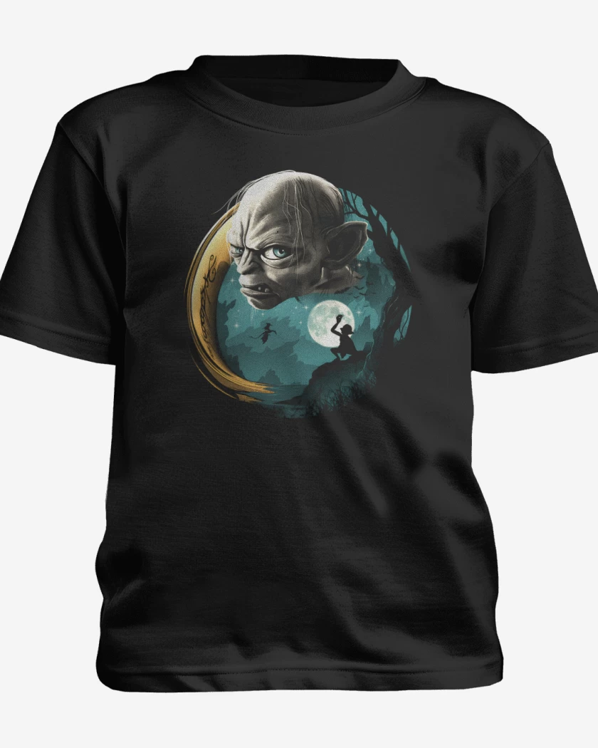 Polera de niño Negro de Pasa el anillo