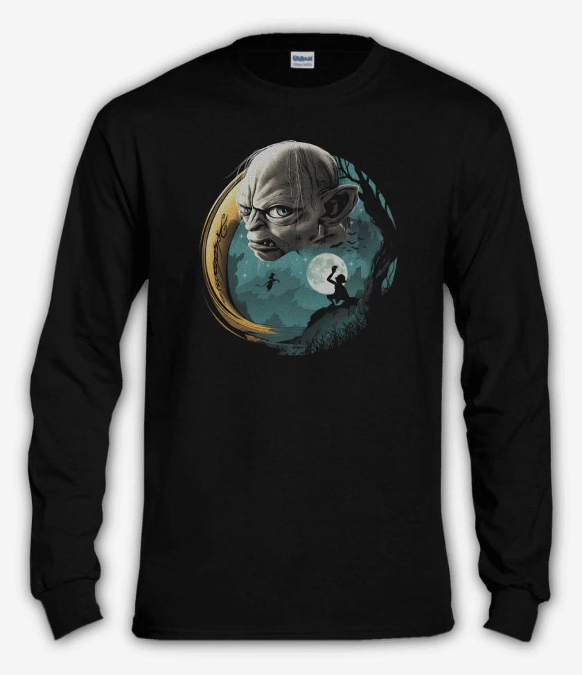 Polera manga larga Negro de Pasa el anillo