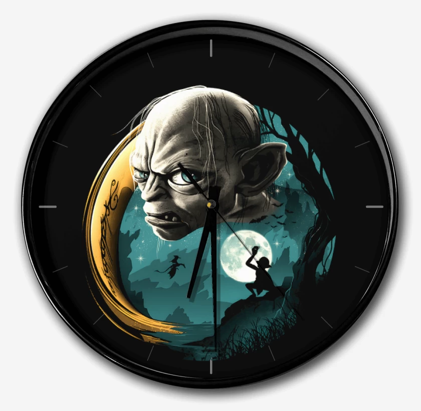 Reloj Negro de Pasa el anillo