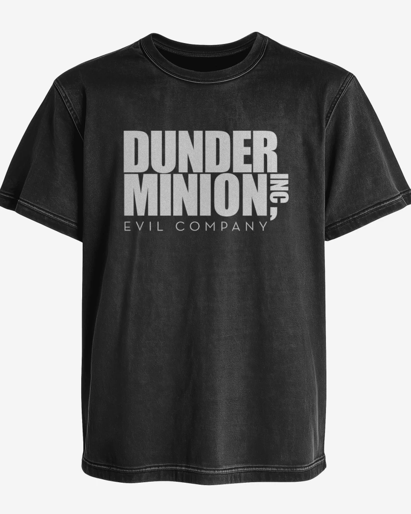 Polera desgastada Dunder Minion 