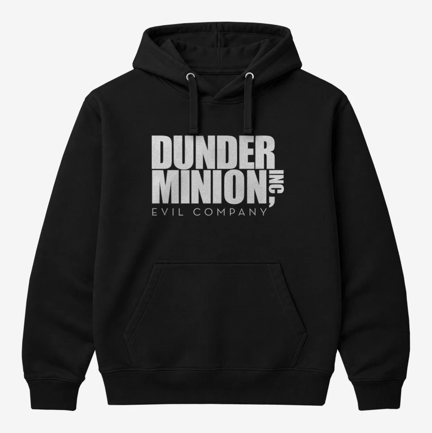 Polerón Canguro Negro de Dunder Minion 