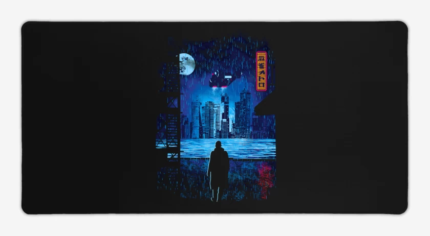 Mouse pad Gamer Negro de 2049