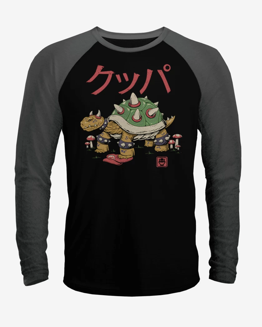 Polera Raglan Bowser Tortuga Demoniaca