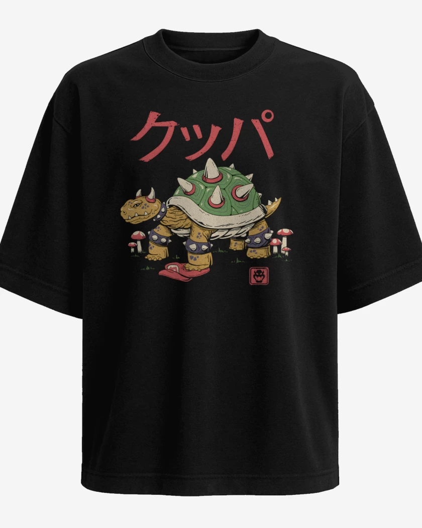 Polera Oversize Bowser Tortuga Demoniaca