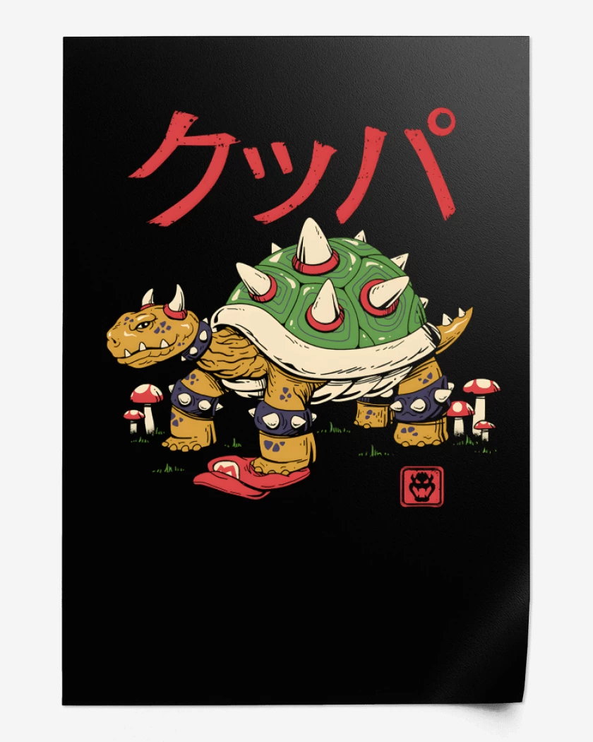 Print Bowser Tortuga Demoniaca