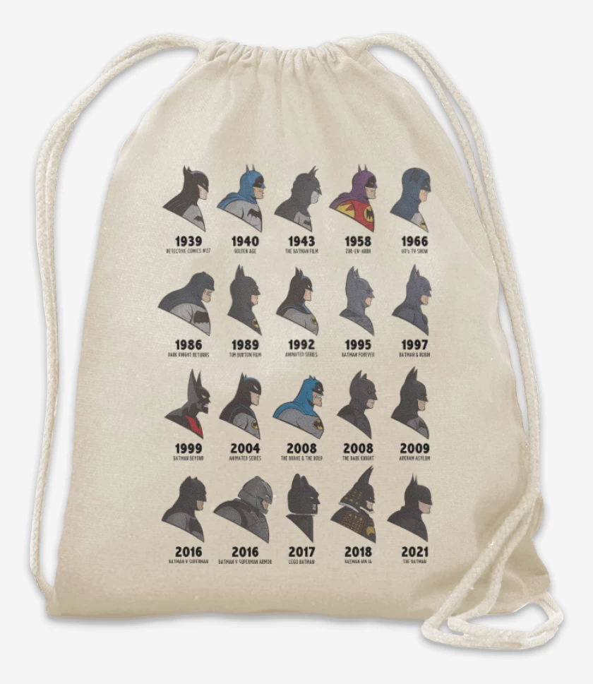 Mochila Blanco de Batman Evolution