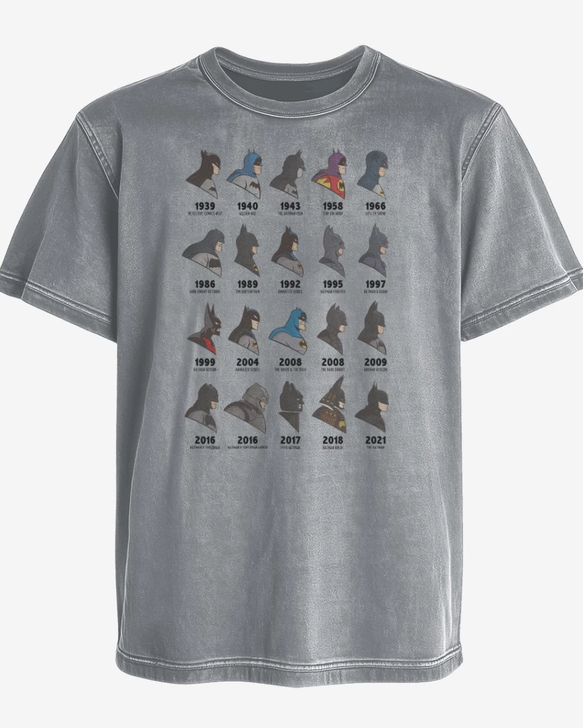 Polera desgastada Batman Evolution