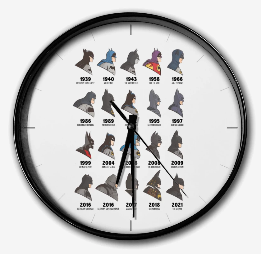 Reloj Blanco de Batman Evolution