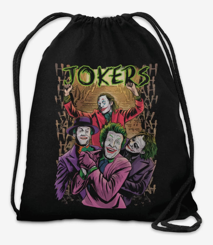 Mochila Negro de Los Guasones 