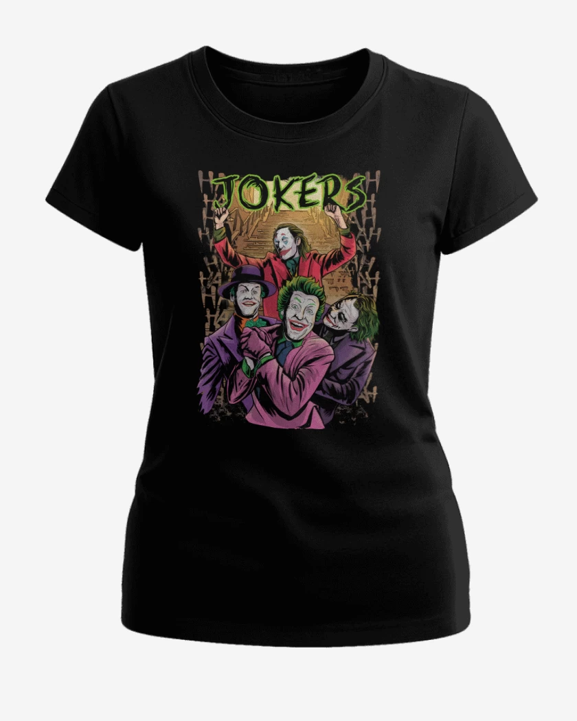 Polera de Mujer Negro de Los Guasones 
