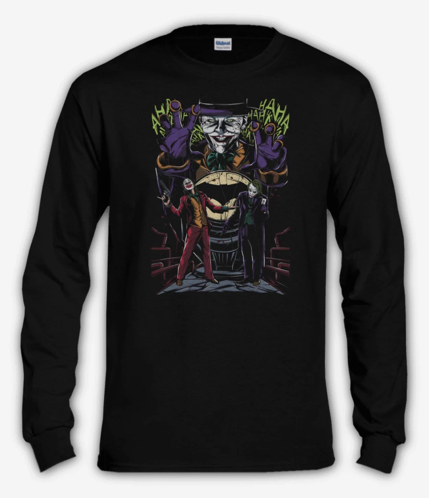 Polera manga larga Negro de Legado de la Locura