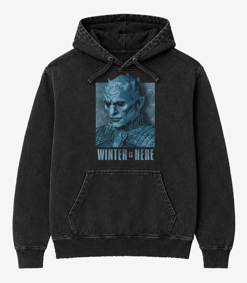 Poleron Canguro Acid Wash Negro de Winter is here