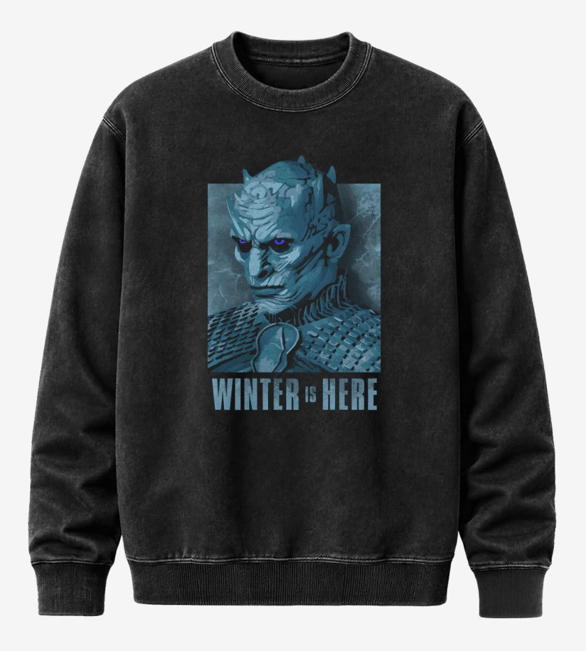 Poleron Polo Acid Wash Negro de Winter is here