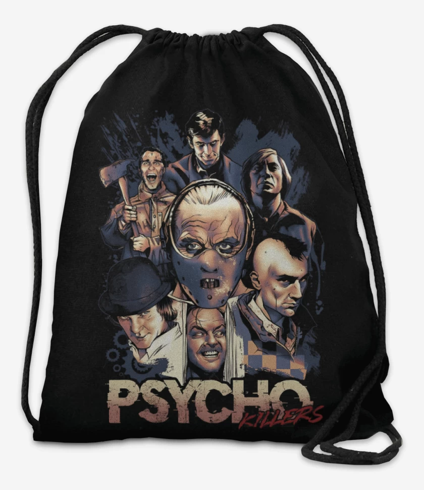 Mochila Negro de Pyscho Killers