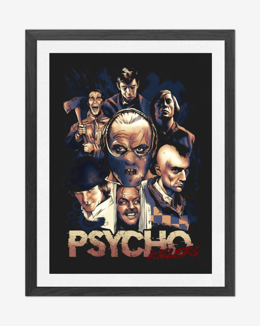 Cuadro decorativo Pyscho Killers