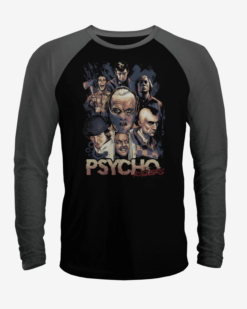 Polera Raglan Pyscho Killers