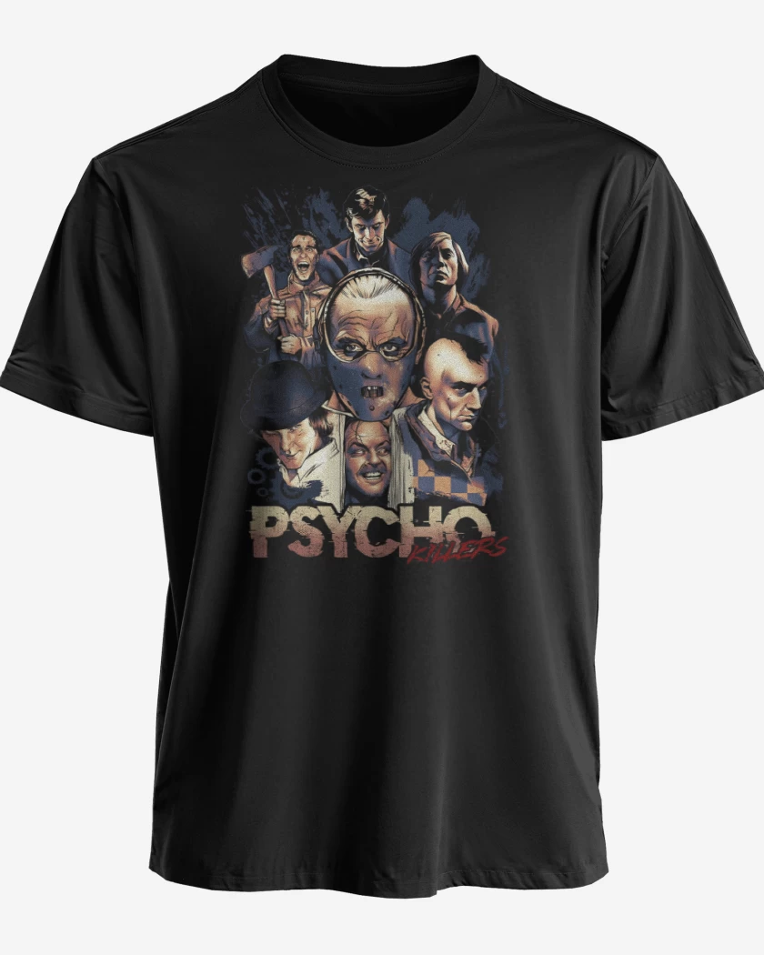 Polera premium Negro de Pyscho Killers