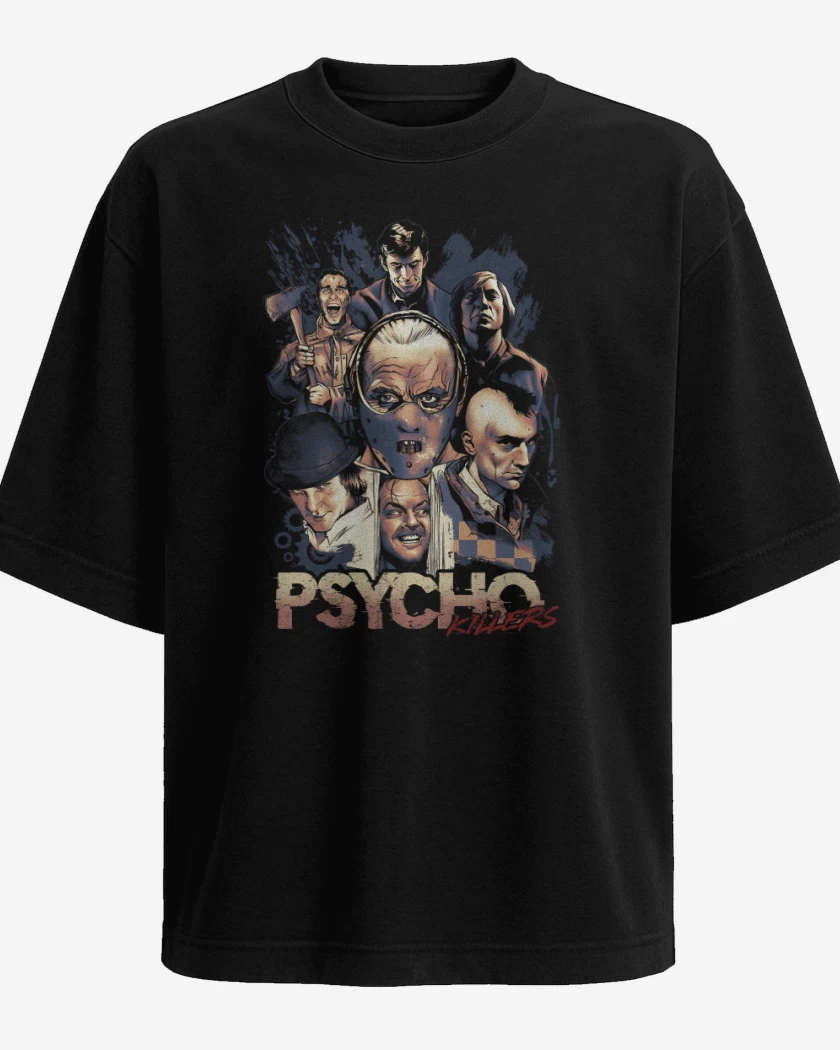 Polera Oversize Pyscho Killers