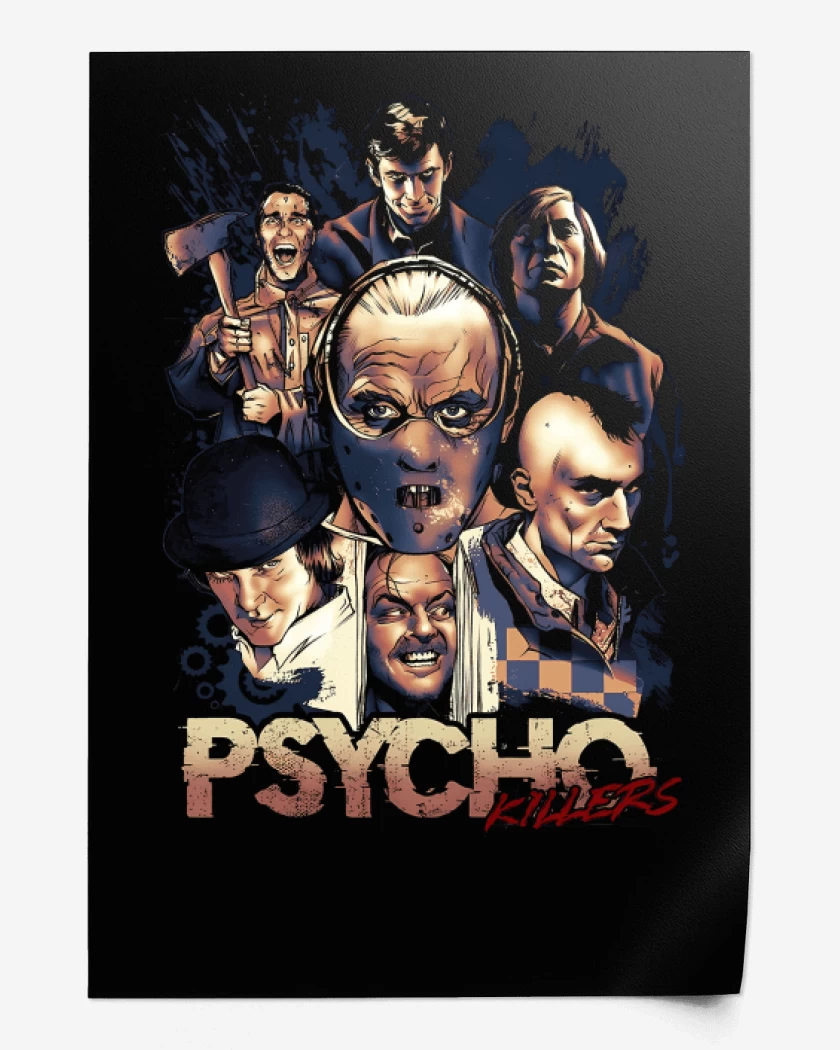 Print Pyscho Killers