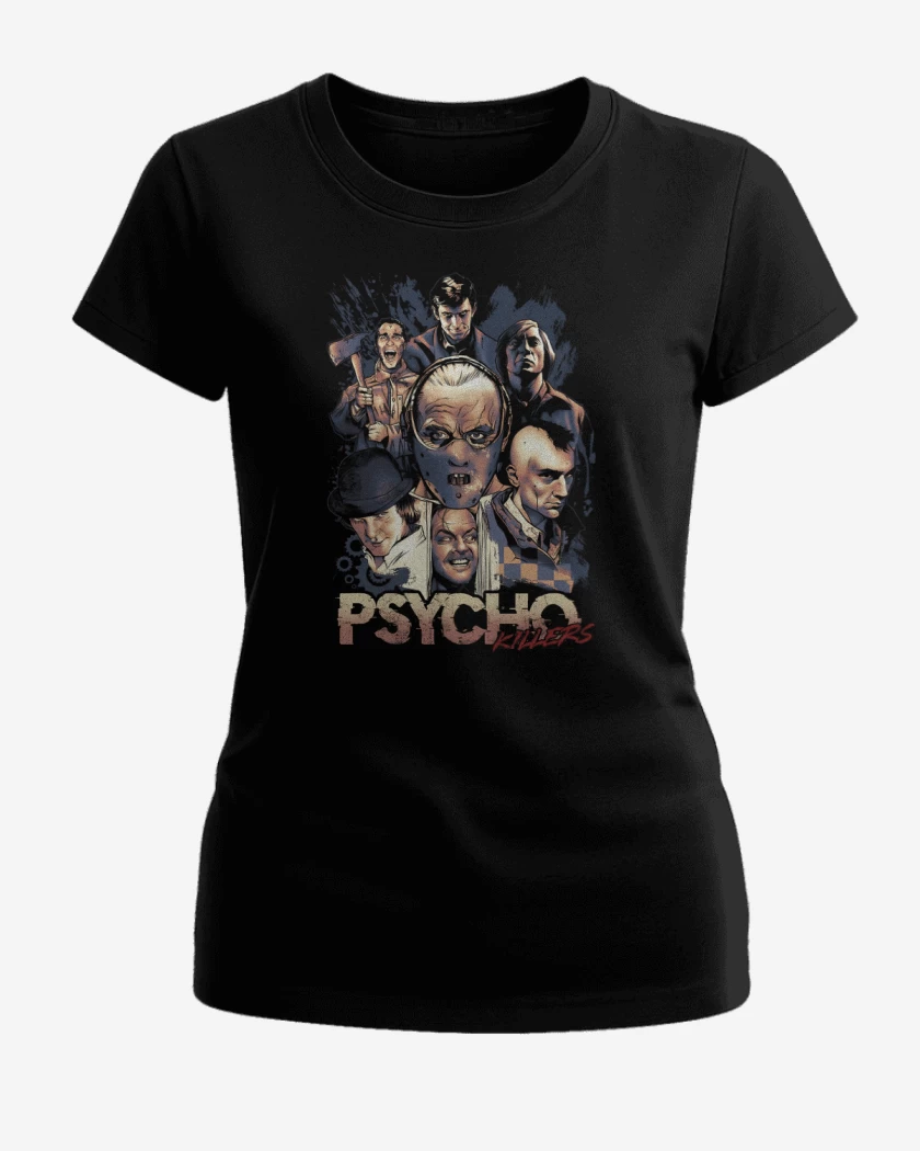 Polera de Mujer Negro de Pyscho Killers