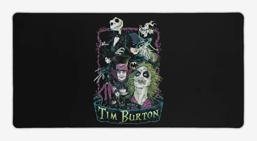 Mouse pad Gamer El Mundo de Tim Burton 