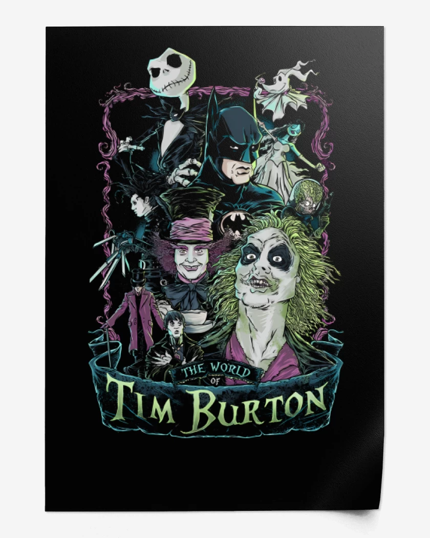 Print El Mundo de Tim Burton 