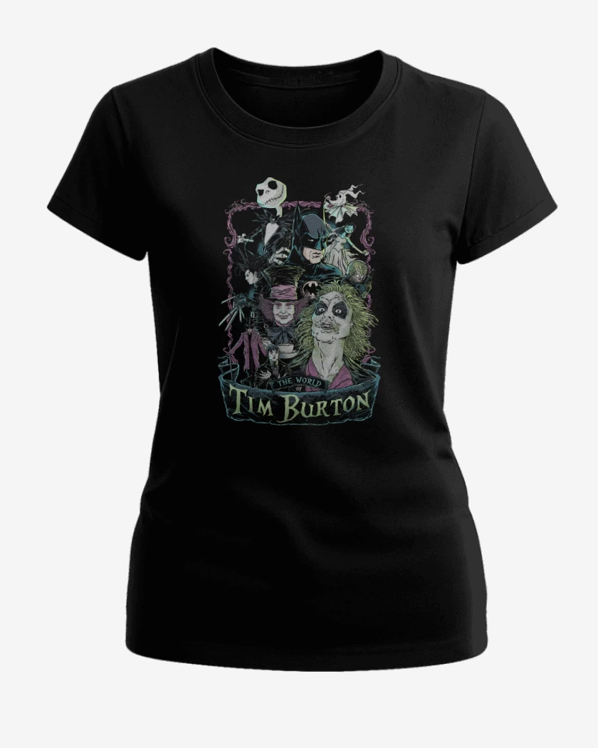 Polera de Mujer El Mundo de Tim Burton 