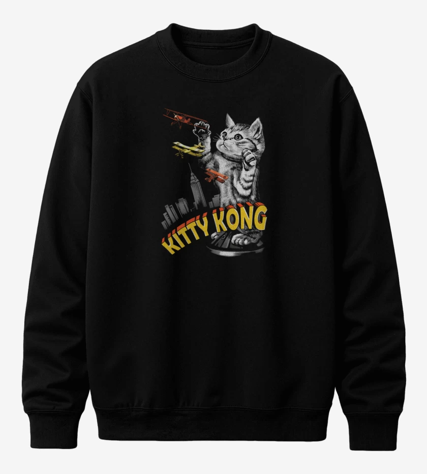 Poleron polo Negro de Kitty Kong
