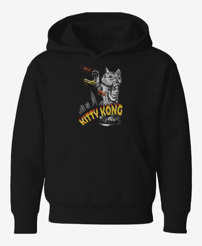Poleron de niño Negro de Kitty Kong