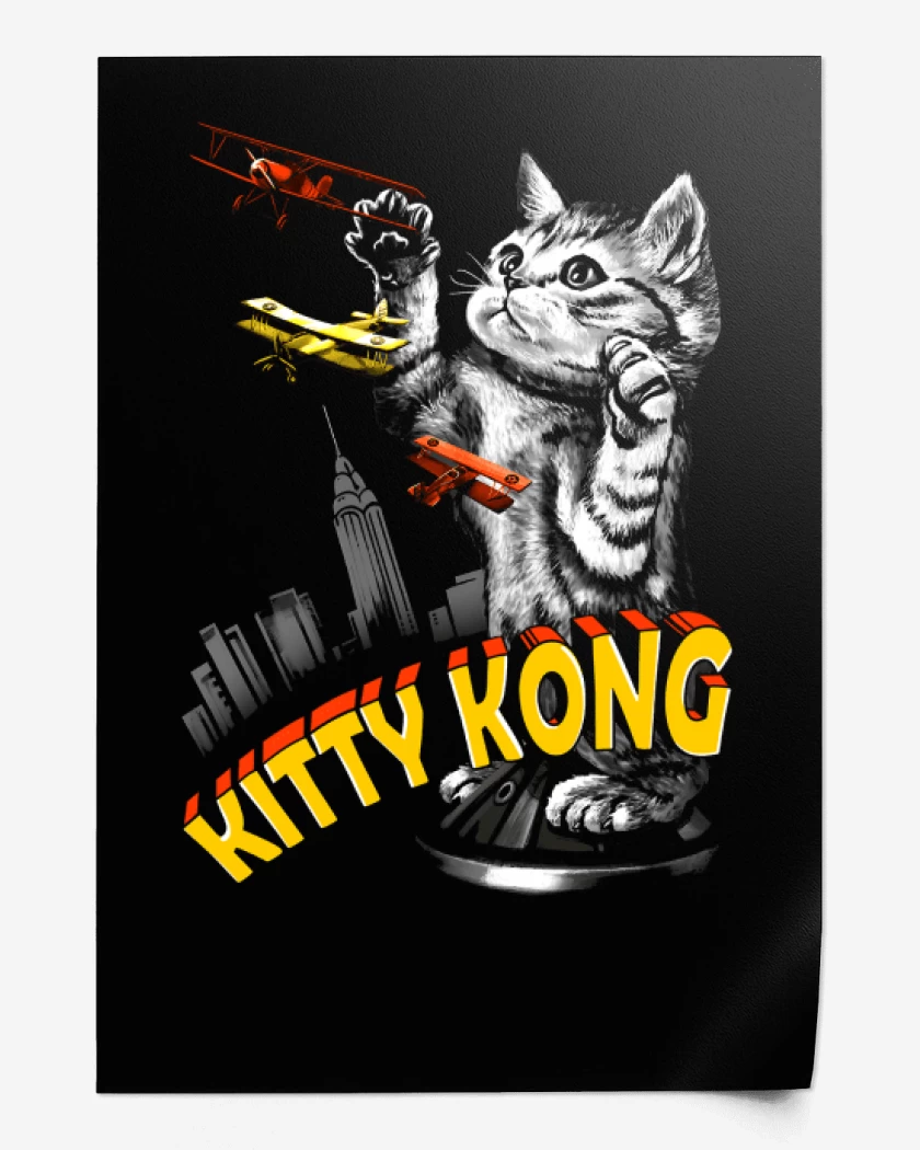 Print Kitty Kong