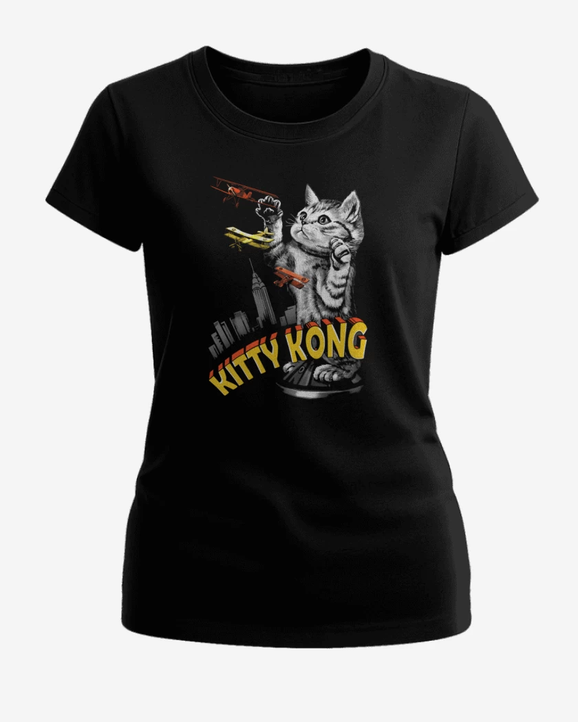 Polera de Mujer Negro de Kitty Kong