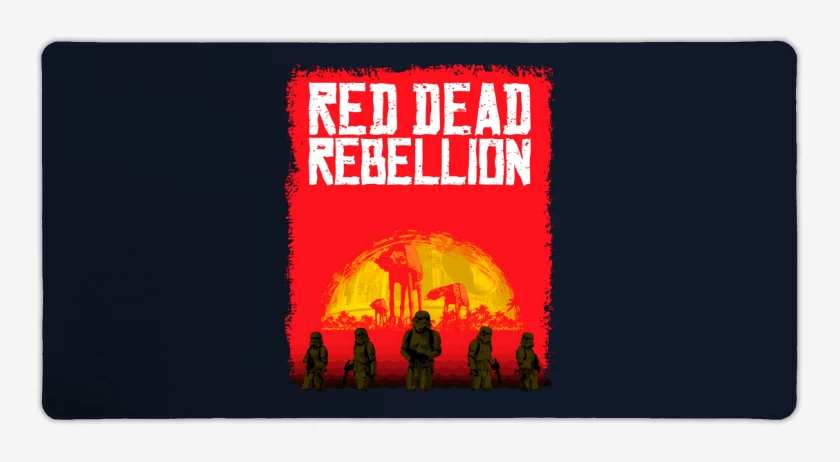 Mouse pad Gamer Red dead rebellion