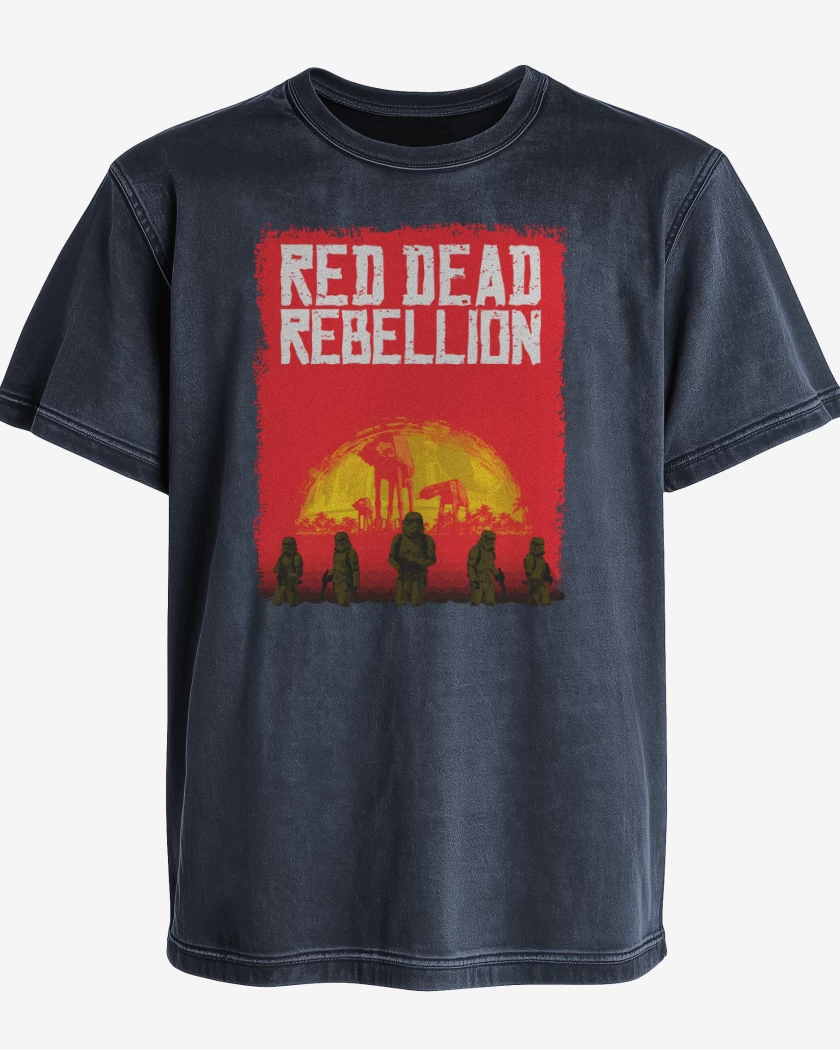 Polera desgastada Red dead rebellion
