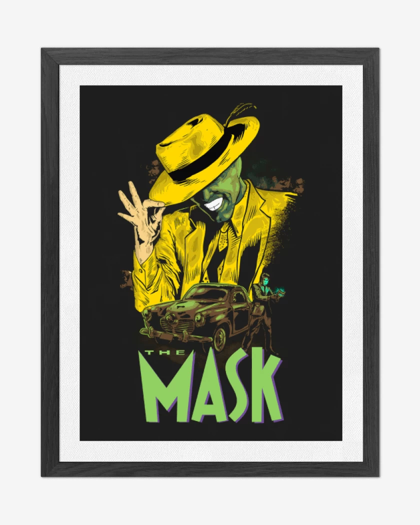 Cuadro decorativo Negro de The mask