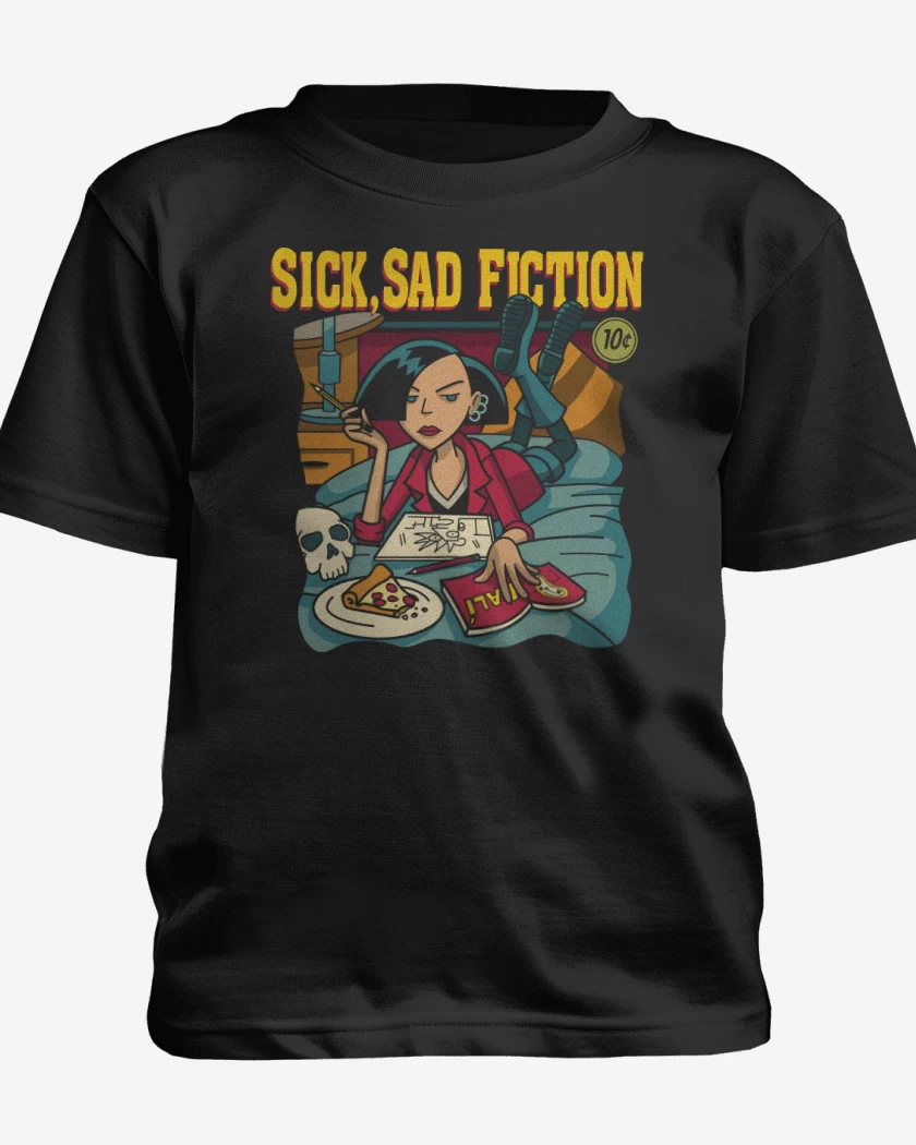 Polera de niño Negro de Sick Sad Fiction