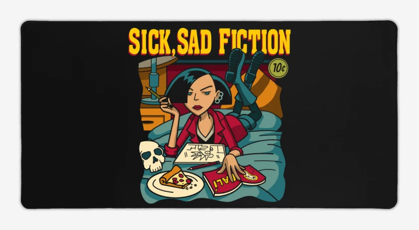 Mouse pad Gamer Sick Sad Fiction