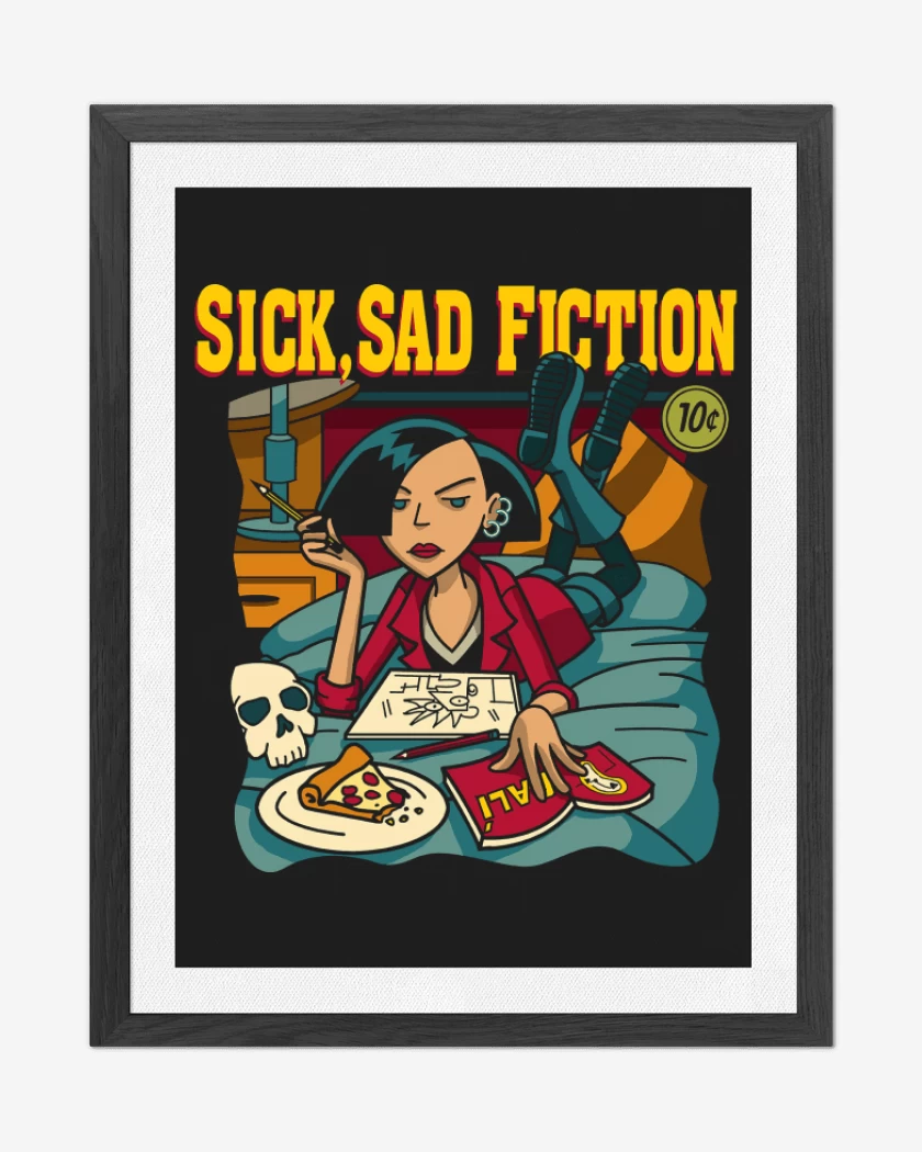 Cuadro decorativo Negro de Sick Sad Fiction