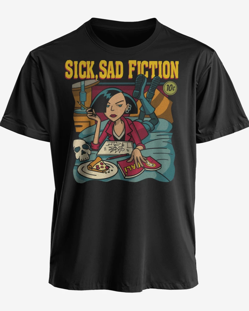 Polera premium Negro de Sick Sad Fiction