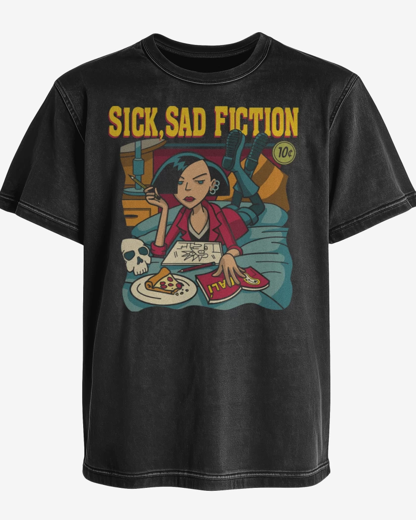 Polera desgastada Sick Sad Fiction