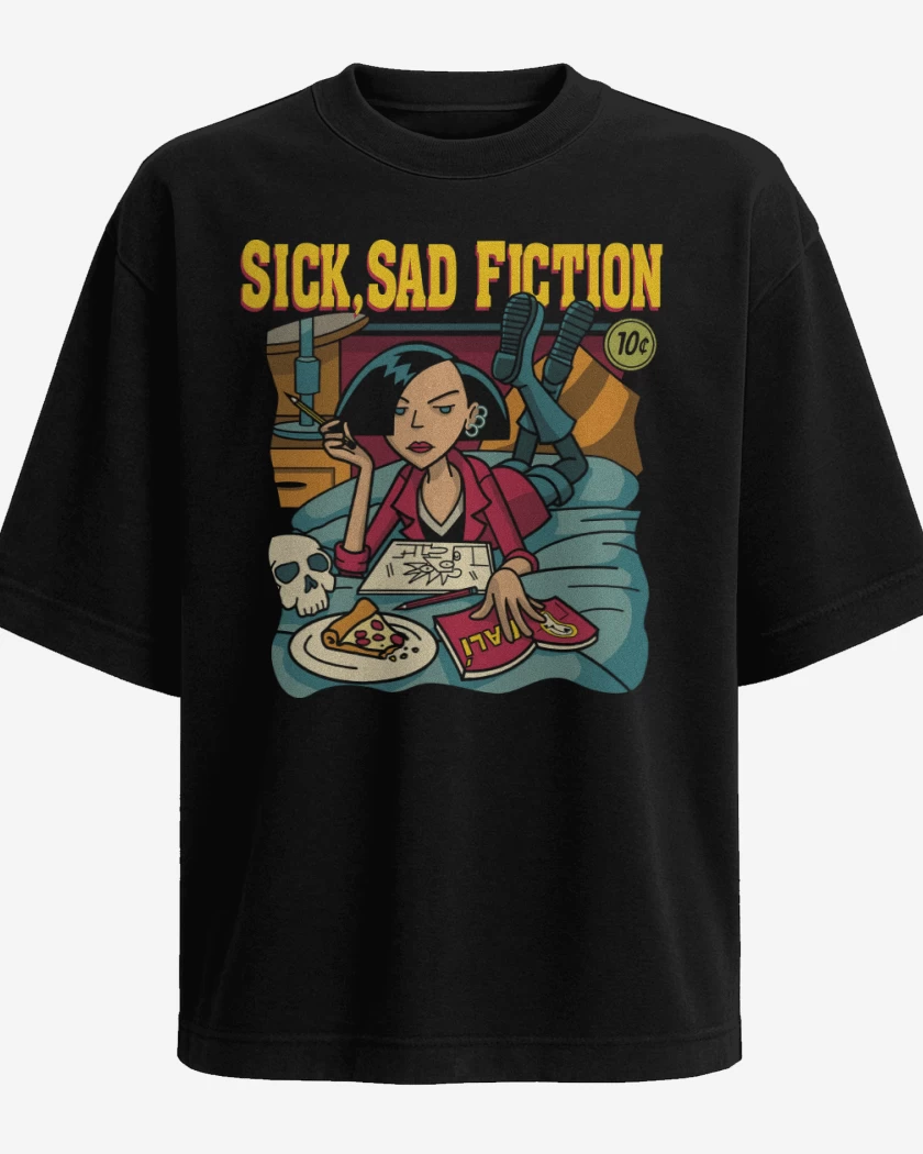 Polera Oversize Sick Sad Fiction