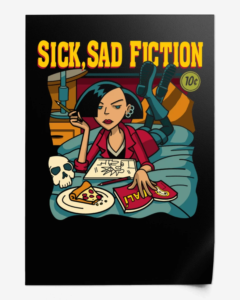 Print Sick Sad Fiction