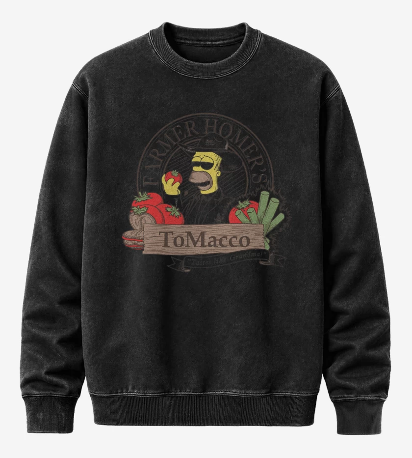 Poleron Polo Acid Wash Negro de ToMacco