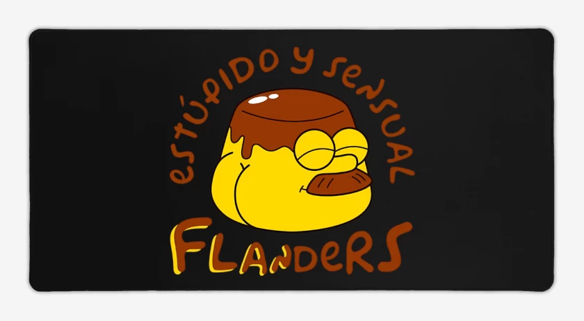 Mouse pad Gamer Estúpido y Sensal Flanders