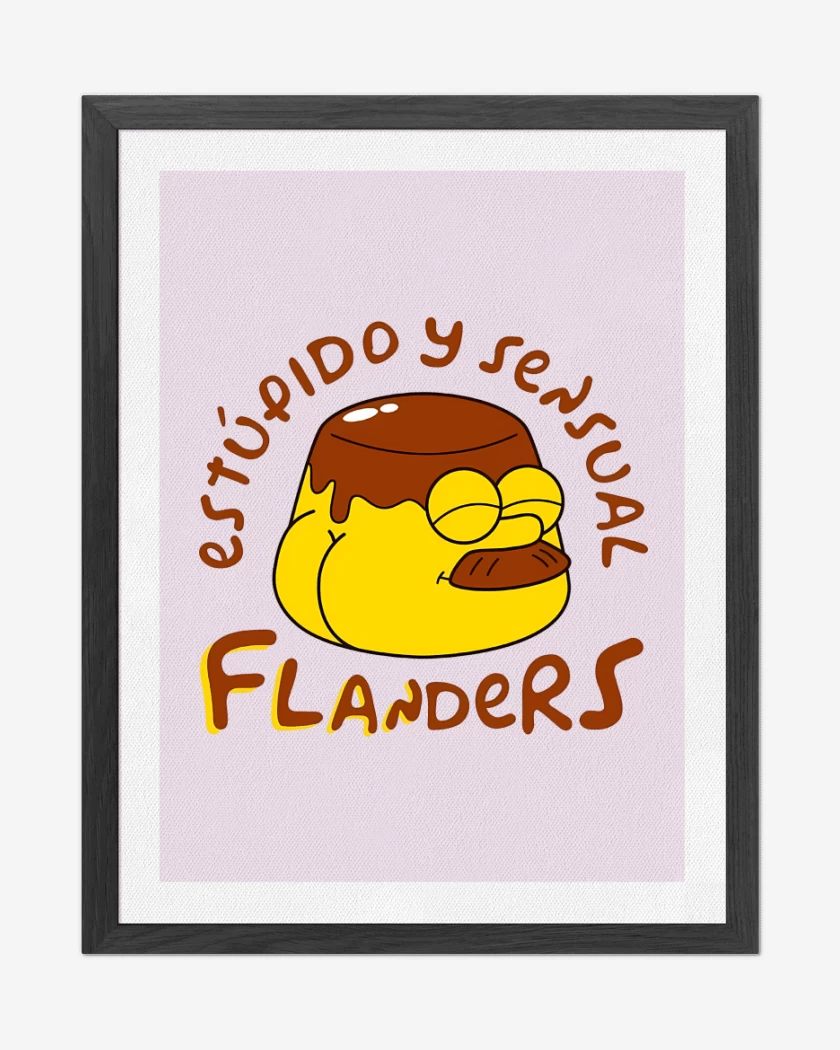 Cuadro decorativo Rosa Pastel de Estúpido y Sensal Flanders