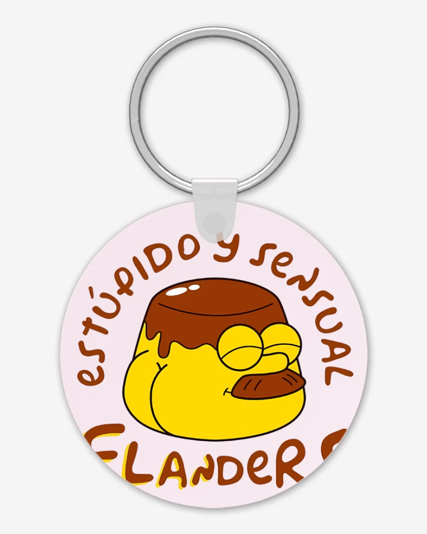 Llavero Estúpido y Sensal Flanders