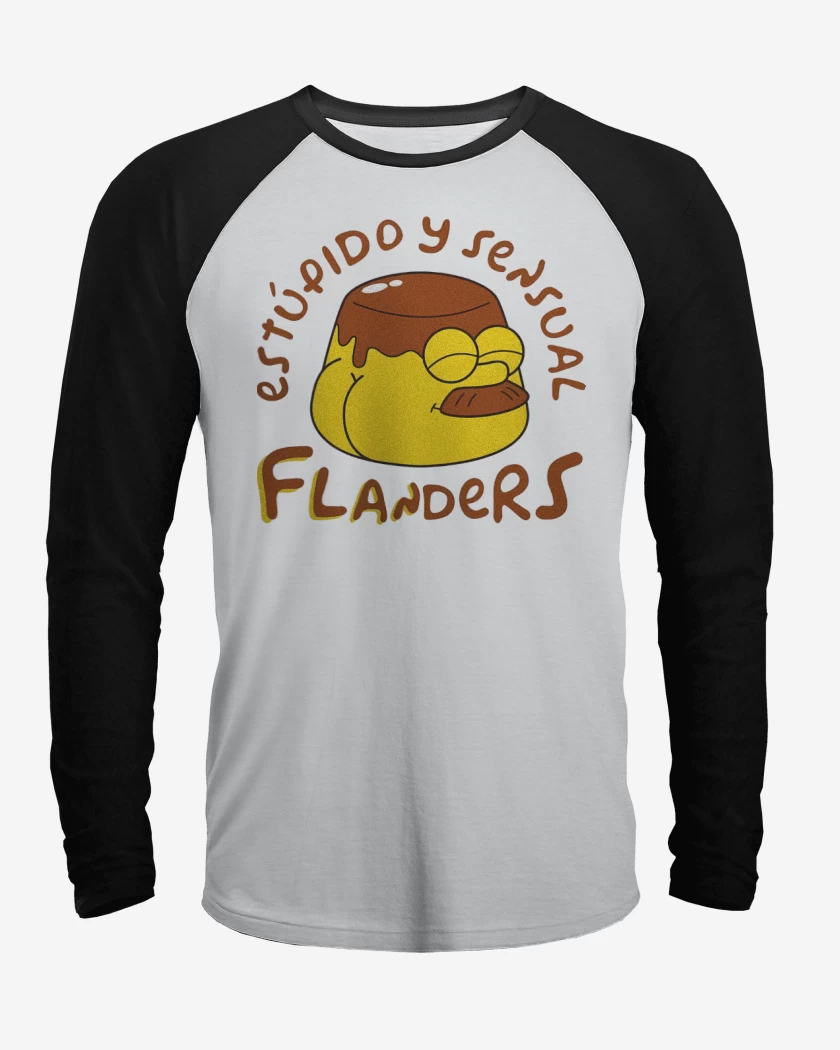 Polera Raglan Estúpido y Sensal Flanders